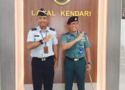Danlanal Kendari Terima Kunjungan  Dirbinganisminmil Marsma TNI Edi Wuryanto