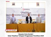Panwascam di Kota Kendari Ikuti Pelatihan Penyelesaian Sengketa Pilkada 2024