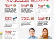 Yudhi-Nirna Janjikan Makan Siang dan Susu Gratis bagi Warga Kota Kendari jika Terpilih