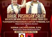 Yudhi-Nirna Siap Lahir Batin Bangun Kendari, Siapkan 7 Program ‘Menyala’