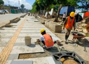 Pembangunan Pedestrian Eks MTQ Kendari Capai 35 Persen, Target Rampung Akhir Tahun 2024