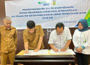Beri Perlindungan Jaminan Sosial Ketenagakerjaan Non ASN dan Pekerja Rentan, Bupati Buton Teken MOU bersama BPJamsostek