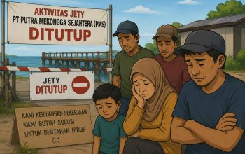 Jetty PT PMS Ditutup, Warga Hakatutobu Kehilangan Mata Pencaharian