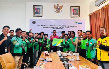 Beri Perlindungan Jaminan Sosial, BPJS Ketenagakerjaan Sultra Lakukan Kolaborasi dengan Asosiasi Ojek Online Kota Kendari