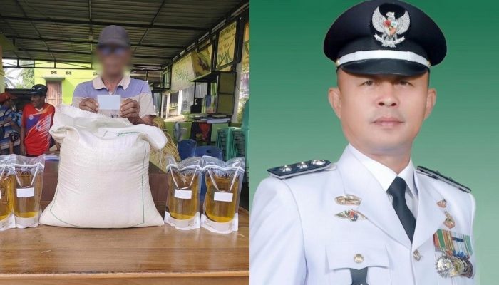Kades Puuloro Konawe Pastikan Penyaluran Bansos Beras dan Minyak Goreng Tepat Sasaran
