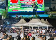 Saat Balai Kota Kendari Jadi Stadion Dadakan: Wawali Sudirman Lesehan, Spanyol Tekuk Prancis 2-0