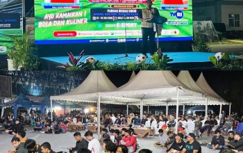 Saat Balai Kota Kendari Jadi Stadion Dadakan: Wawali Sudirman Lesehan, Spanyol Tekuk Prancis 2-0