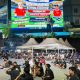 Saat Balai Kota Kendari Jadi Stadion Dadakan: Wawali Sudirman Lesehan, Spanyol Tekuk Prancis 2-0