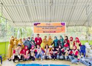 Mahasiswa KKN Tematik Ajari Warga Kambu Pembuatan Pupuk Kompos di Kebun Raya UHO