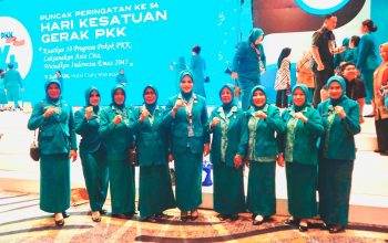 Hadiri Puncak HKG PKK ke-54 di Makassar, TP PKK Kendari Komitmen Wujudkan Indonesia Emas 2045