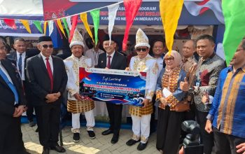OJK Sultra Kolaborasi Lakukan Soft Launching Program Ekosistem Keuangan Inklusif (EKI) pada Kampung Nelayan Merah Putih (KNMP)