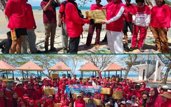 CV ACA Gelar Family Gathering, Semangat Kebersamaan Menggema di Pantai Nambo