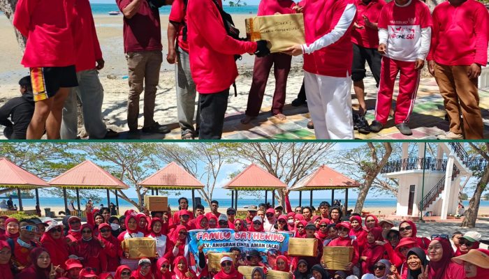 CV ACA Gelar Family Gathering, Semangat Kebersamaan Menggema di Pantai Nambo