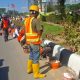 Sambut HUT ke-81 RI, Pemkot Kendari dan BPJN Sultra Berkolaborasi Perindah Kawasan Bundaran Tugu Adi Bahasa Baruga