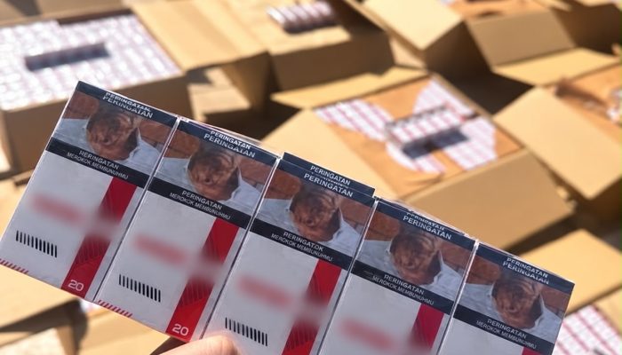 Rokok Ilegal Masuk Sultra Lewat Ekspedisi hingga Pelabuhan, 838 Ribu Batang Diamankan