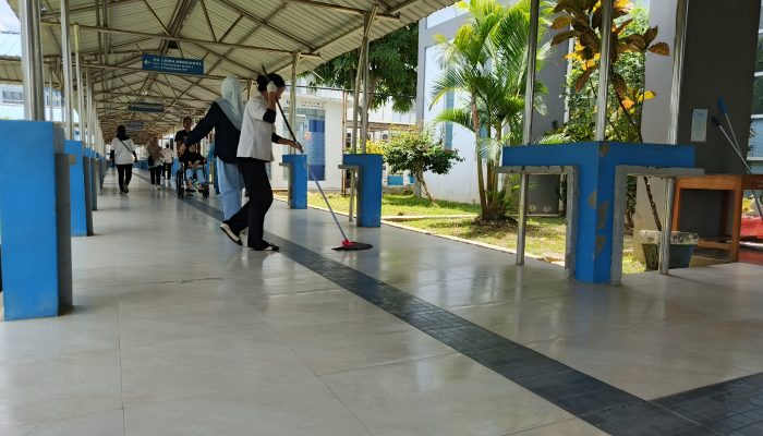 CV ACA Perkuat Layanan Kebersihan RSUD Bahteramas, Petugas Standby Jaga Kenyamanan Pasien