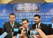 Harris Arthur Kukuhkan Empat DPD Peradi Profesional Sultra, Advokat Didorong Beri Manfaat Nyata