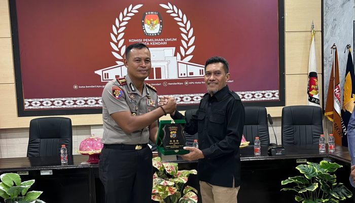 Sinergi Pengamanan Pilkada, Kapolresta Kendari dan KPU Perkuat Kolaborasi Sosialisasi Pemilih Muda hingga Pemeberantasan Narkoba